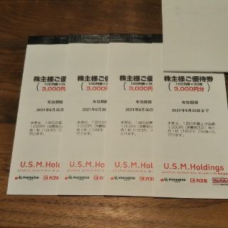 USMH 株主優待券 12000円(ショッピング)