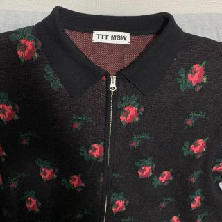 アレッジ(ALLEGE)のTTT MSW 20AW flower knit polo(ニット/セーター)