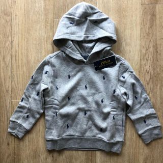 ラルフローレン(Ralph Lauren)の最新作★ラルフローレン　パーカー　キッズ　110 マルチポニー　グレー　子供(Tシャツ/カットソー)