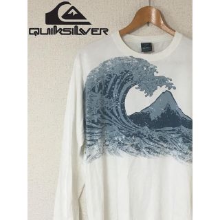 クイックシルバー(QUIKSILVER)のクイックシルバー QuikSilver 葛飾北斎 北斎画 浮世絵 ロンT(Tシャツ/カットソー(七分/長袖))