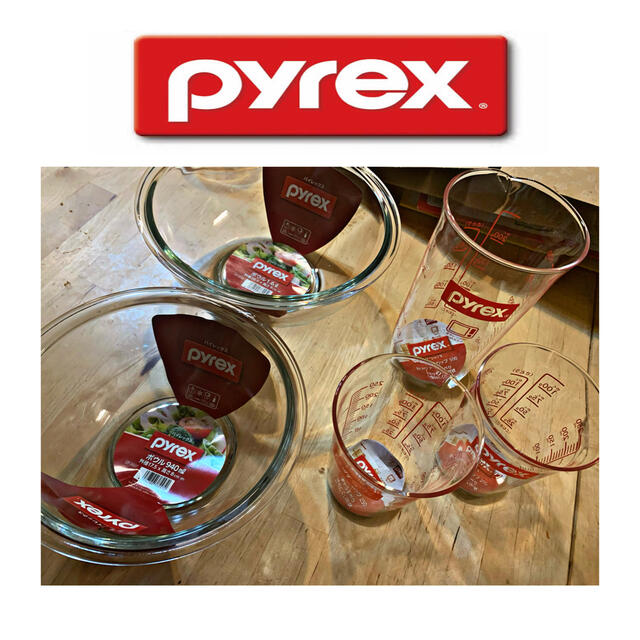 Pyrex(パイレックス)のpyrex パイレックス 計量カップ　強化ガラス　Br 軽量メジャーカップ　透明 インテリア/住まい/日用品のキッチン/食器(調理道具/製菓道具)の商品写真