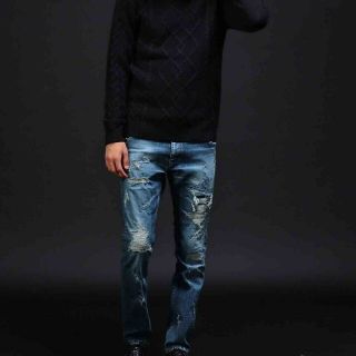 メンズビギ(MEN'S BIGI)のMEN'S BIGI RATTLE TRAP 5Gケーブル編みタートルネック(ニット/セーター)