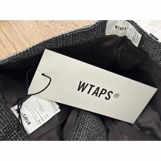 W)taps - WTAPS 20AW TUCK TROUSERS WOOL TWEED 黒Sの通販 by W)taps - WTAPS 20AW TUCK TROUSERS WOOL TWEED 黒Sの通販 by