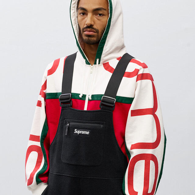 Supreme(シュプリーム)の専用 黒 L supreme polartec overalls メンズのパンツ(サロペット/オーバーオール)の商品写真