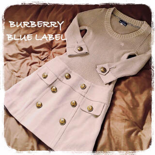 バーバリーブルーレーベル(BURBERRY BLUE LABEL)のBURBERRY BLUE LABEL ニットワンピース(ひざ丈ワンピース)