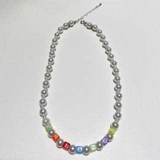 キャピタル(KAPITAL)のpearl beads necklace パールビーズネックレス(ネックレス)