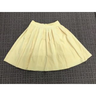 エムズグレイシー(M'S GRACY)のM'S GRACY スカート黄色 40(ひざ丈スカート)