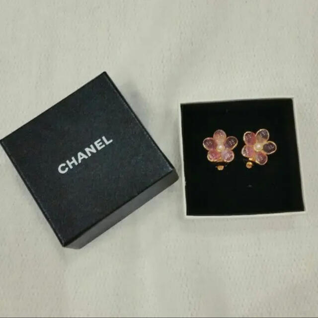 アクセサリーシャネル CHANEL フラワーモチーフ ヴィンテージ イヤリング