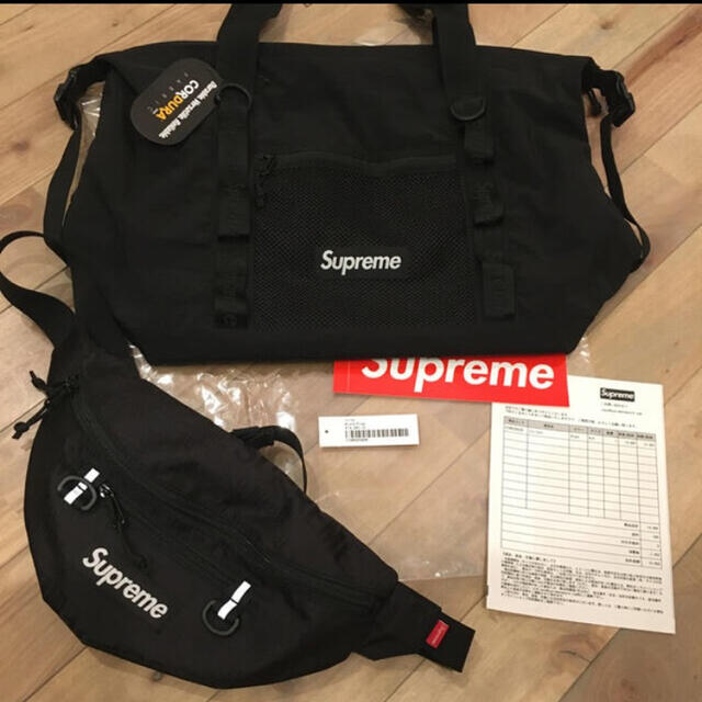 Supreme(シュプリーム)の【美中古】 Supreme Waist Bag BLACK メンズのバッグ(ウエストポーチ)の商品写真