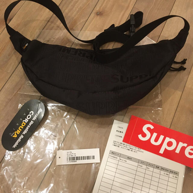 Supreme(シュプリーム)の【美中古】 Supreme Waist Bag BLACK メンズのバッグ(ウエストポーチ)の商品写真