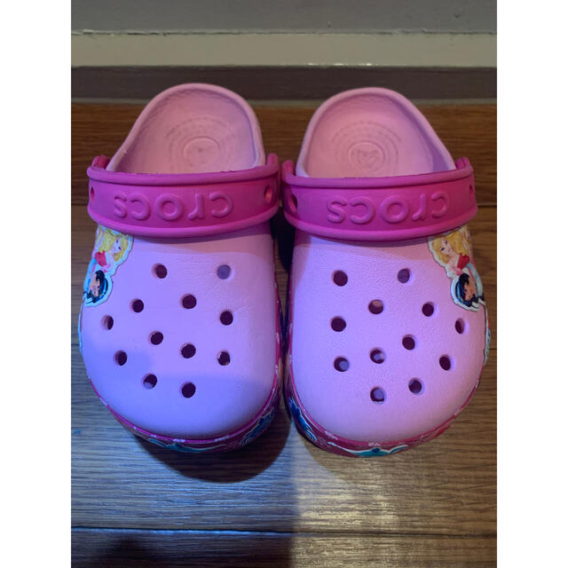 crocs(クロックス)のクロックス　プリンセス　15.5センチ キッズ/ベビー/マタニティのキッズ靴/シューズ(15cm~)(スリッポン)の商品写真