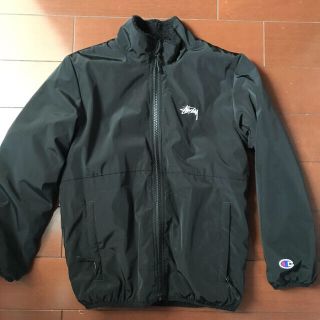 ステューシー(STUSSY)のステューシー　チャンピオン　コラボ　リバーシブルジャケット(ジャケット/上着)