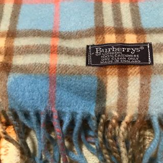 バーバリー(BURBERRY)の超美品　　バーバリー　カシミアマフラー　レアカラー(マフラー/ショール)