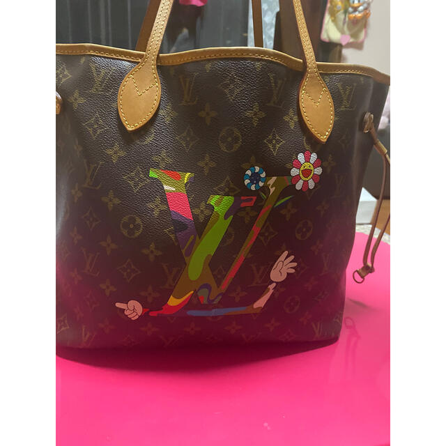 LOUIS VUITTON - ルイヴィトン 村上隆デザイン 限定 ネヴァーフルMM