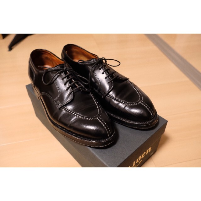 US75ウィズ【極美品】Alden 7 1/2 E NST ブラックコードバン 2211