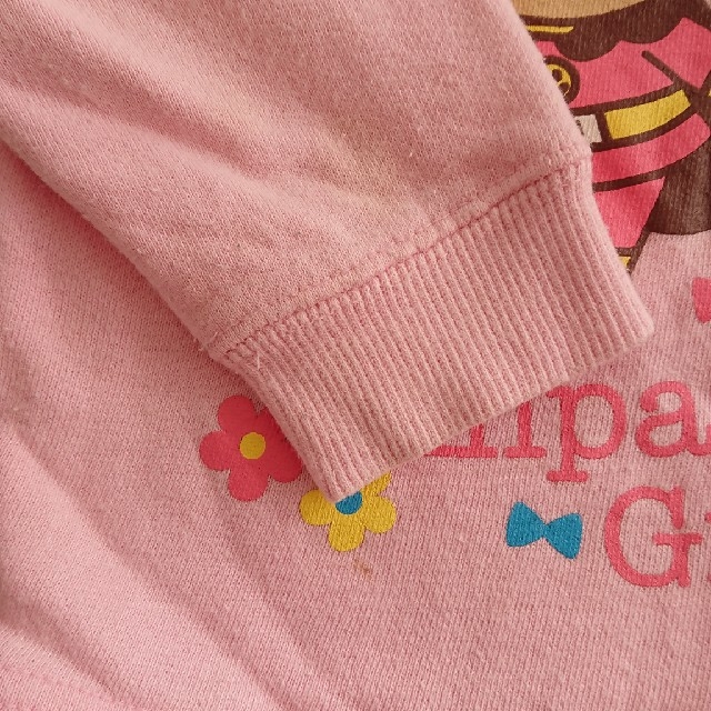 アンパンマントレーナー 90㎝ キッズ/ベビー/マタニティのキッズ服女の子用(90cm~)(Tシャツ/カットソー)の商品写真