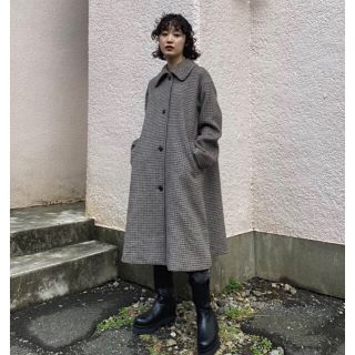 マウジー(moussy)のMOUSSY最新作♡BACK TUCK A LINE CHECK コート(ロングコート)