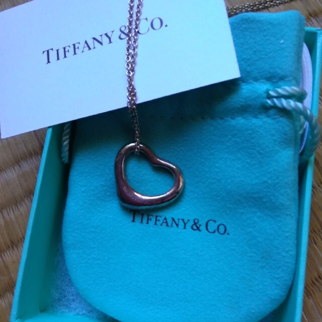 ★購入より１ヶ月後発送　TIFFANY＆CO．オープンハートシルバーネックレス★