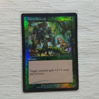 マジックザギャザリング(マジック：ザ・ギャザリング)のMTG Giant Growth foil 7ED(シングルカード)