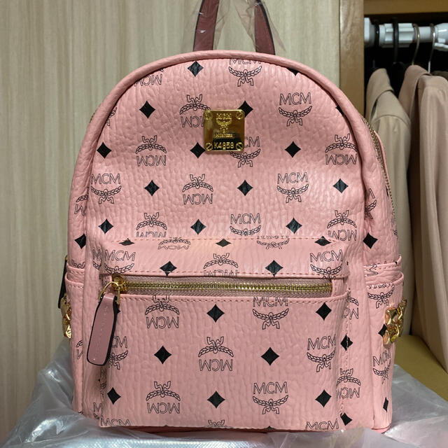 MCM リュック ピンク