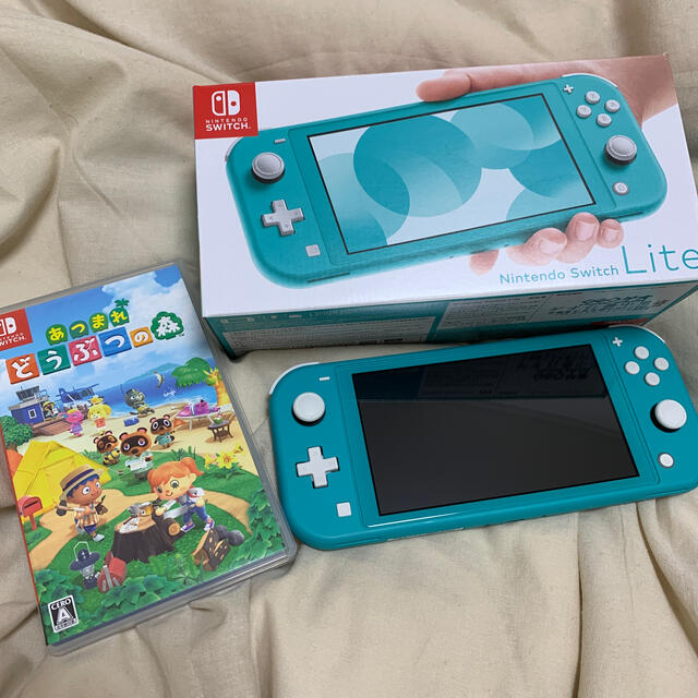 Nintendo Switch  Lite ターコイズ あつ森セット