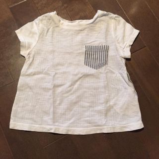 ベビーギャップ(babyGAP)のgap♡ストライプ異素材Tシャツ(Tシャツ/カットソー)