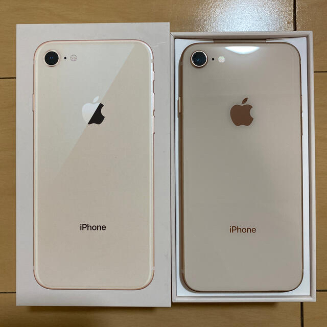 iPhone8 本体　ゴールド　256GB  simフリー　付属品あり