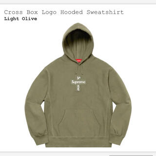 Sサイズ　Cross Box Logo Hooded Sweatshirt