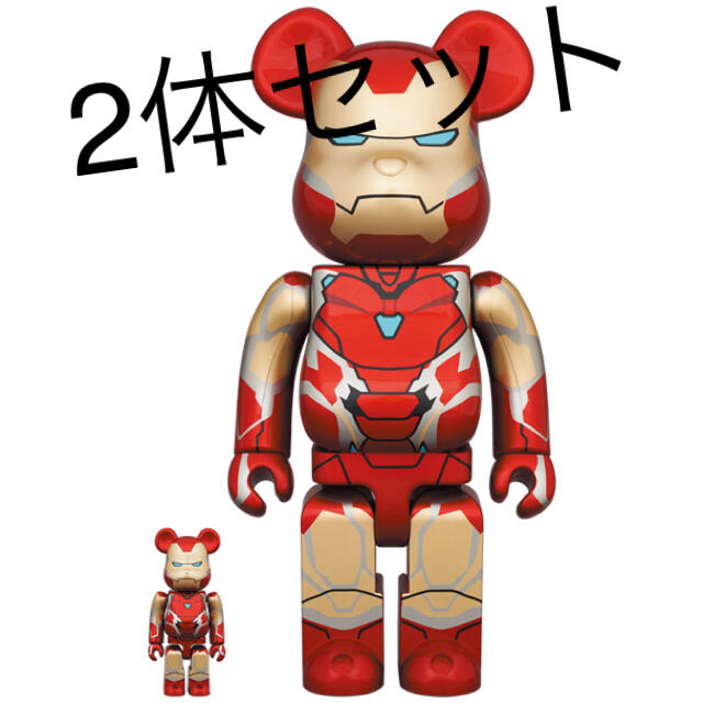 BE@RBRICK IRON MAN 100％ & 400％ 2体セット