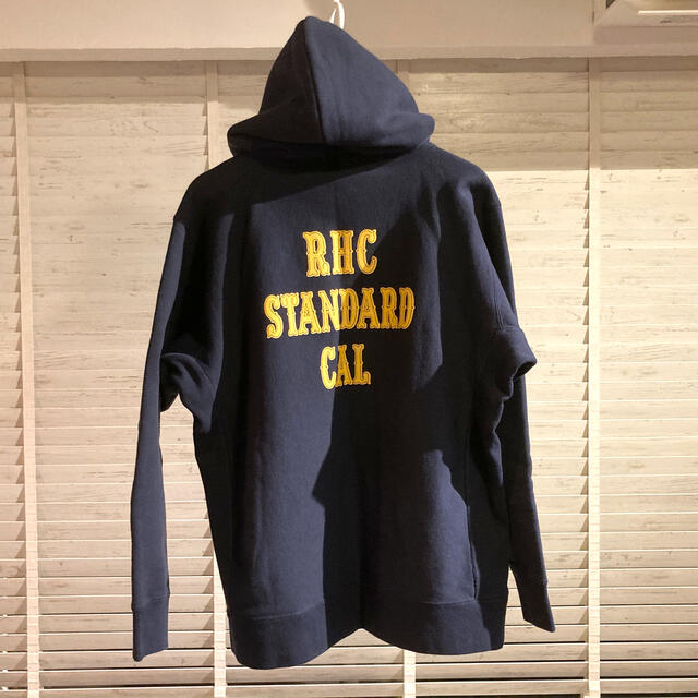スタンダードカリフォルニア × RHC フーディー M ネイビー