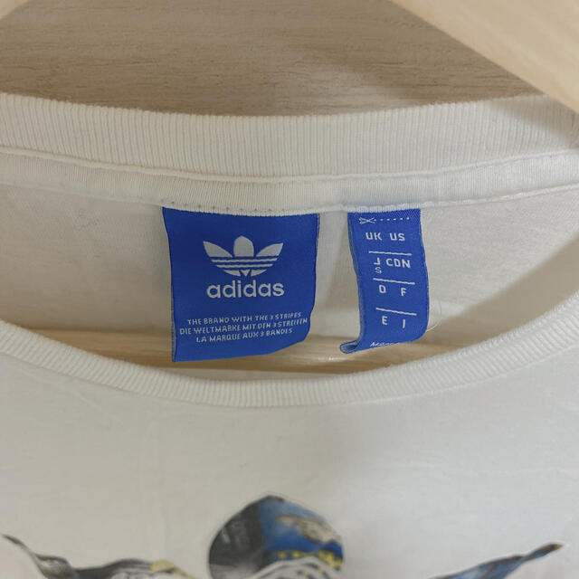 adidas(アディダス)のアディダスオリジナルスの半袖Tシャツ白S メンズのトップス(Tシャツ/カットソー(半袖/袖なし))の商品写真