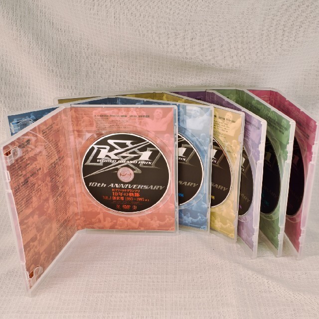 DVD K-1 ワールドグランプリ 10年の軌跡 vol.1〜6セット