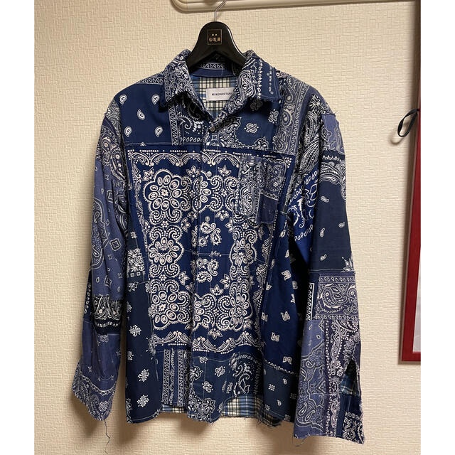 【年中無休】 sacai - 柄揃い バンダナシャツ HIDETAKA MIYAGI シャツ