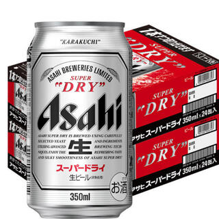 アサヒ(アサヒ)のアサヒスーパードライ 350ml24本　【2箱】(ビール)