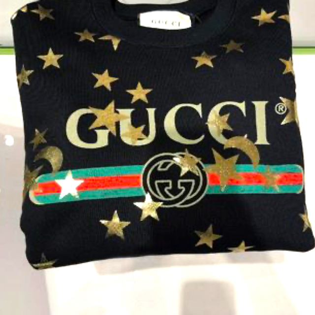 グッチ(GUCCI)ムーン＆スター ロゴスウェット