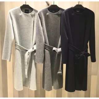 セオリー(theory)のTheory 19aw ノーカラーコート 定価8.7万円(ロングコート)