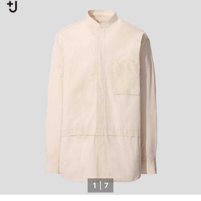 UNIQLO(ユニクロ)のユニクロ　ジルサンダー　スタンドカラーシャツ メンズのトップス(シャツ)の商品写真