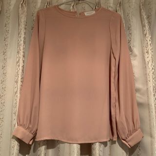 ディーホリック(dholic)のDHOLIC ディーホリック シフォンブラウス ピンクベージュ(シャツ/ブラウス(長袖/七分))