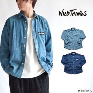 ワイルドシングス(WILDTHINGS)のWILDTHINGS SHELTECH デナリシャツ　デニムシャツM(シャツ)