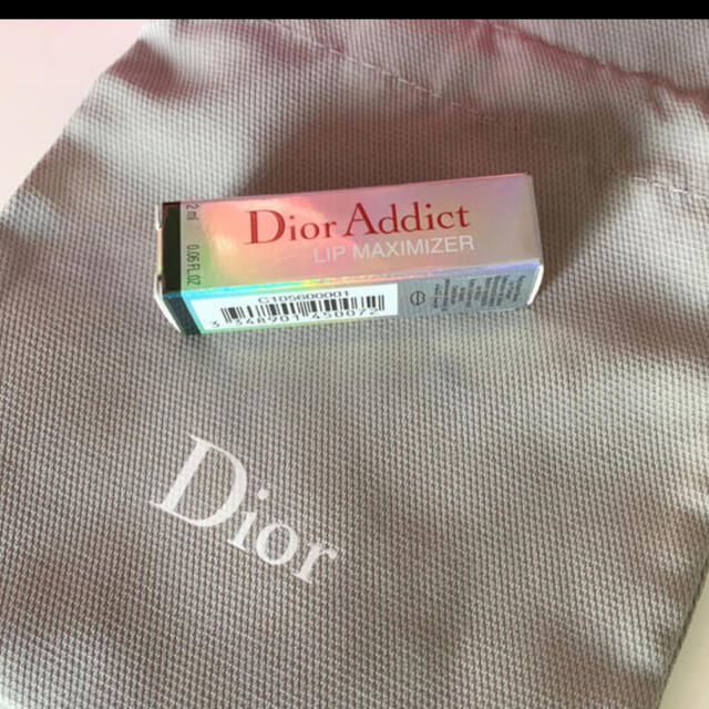 Dior(ディオール)のDIOR  リップマキシマイザーミニサイズ＆巾着 非売品 新品未開封品 コスメ/美容のベースメイク/化粧品(リップグロス)の商品写真