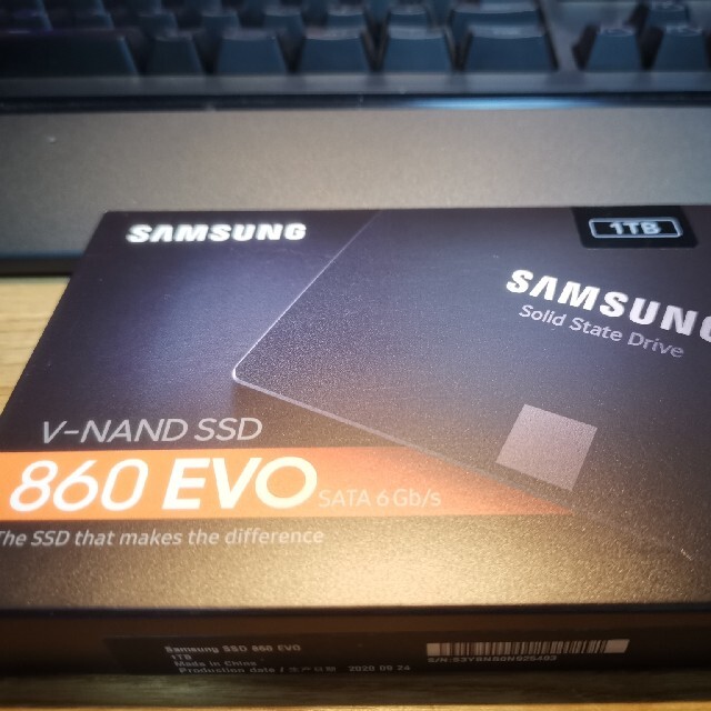 値下げ 12/13 SAMSUNG SSD 860 EVO 1TB (1)