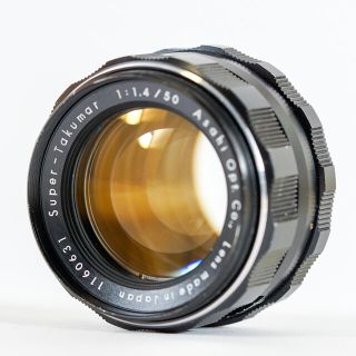 PENTAX - 8枚玉 スーパータクマー Super Takumar 50mm f1.4 清掃