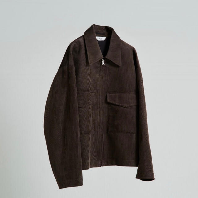 【WYM LIDNM】CORDUROY ZIP OUTER SET-UP