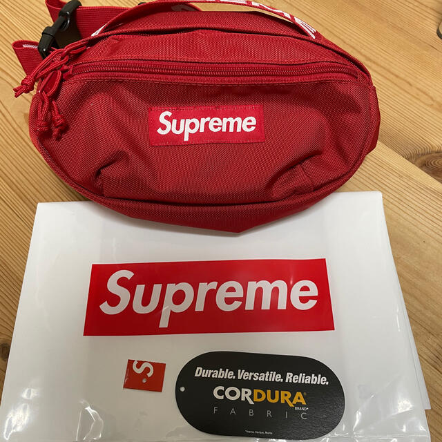 レッド使用回数Supreme Waist Bag 18SS ウエストバッグ