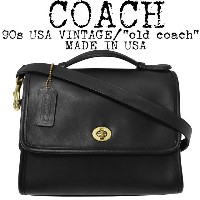 極美品☆COACH☆オールドコーチ☆90s☆2way ショルダーバッグ☆USA製-