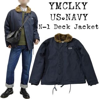 ★YMCLKY★US NAVY★復刻 N-1 デッキジャケット★ミリタリー★38(ミリタリージャケット)