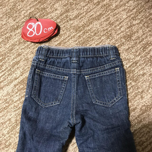 babyGAP(ベビーギャップ)のベビーギャップ　80㎝　裏起毛ジーンズ キッズ/ベビー/マタニティのベビー服(~85cm)(パンツ)の商品写真