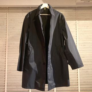 バーニーズニューヨーク(BARNEYS NEW YORK)のバーニーズニューヨーク レインコート ナイロン 黒 50(ステンカラーコート)