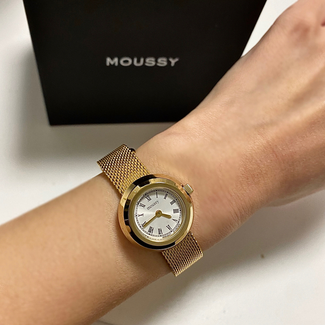 【即出荷】 moussy ■moussy■未使用■細ベルト■時計■未使用■ - 腕時計