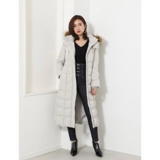 リエンダ(rienda)の蓮様＜専用出品＞rienda Faux FurロングダウンCT （L/GRY）(ダウンコート)